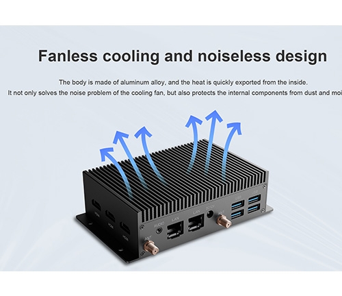 Industrial Mini PC Industy Computers Fanless PC Intel Alder Lake N100 