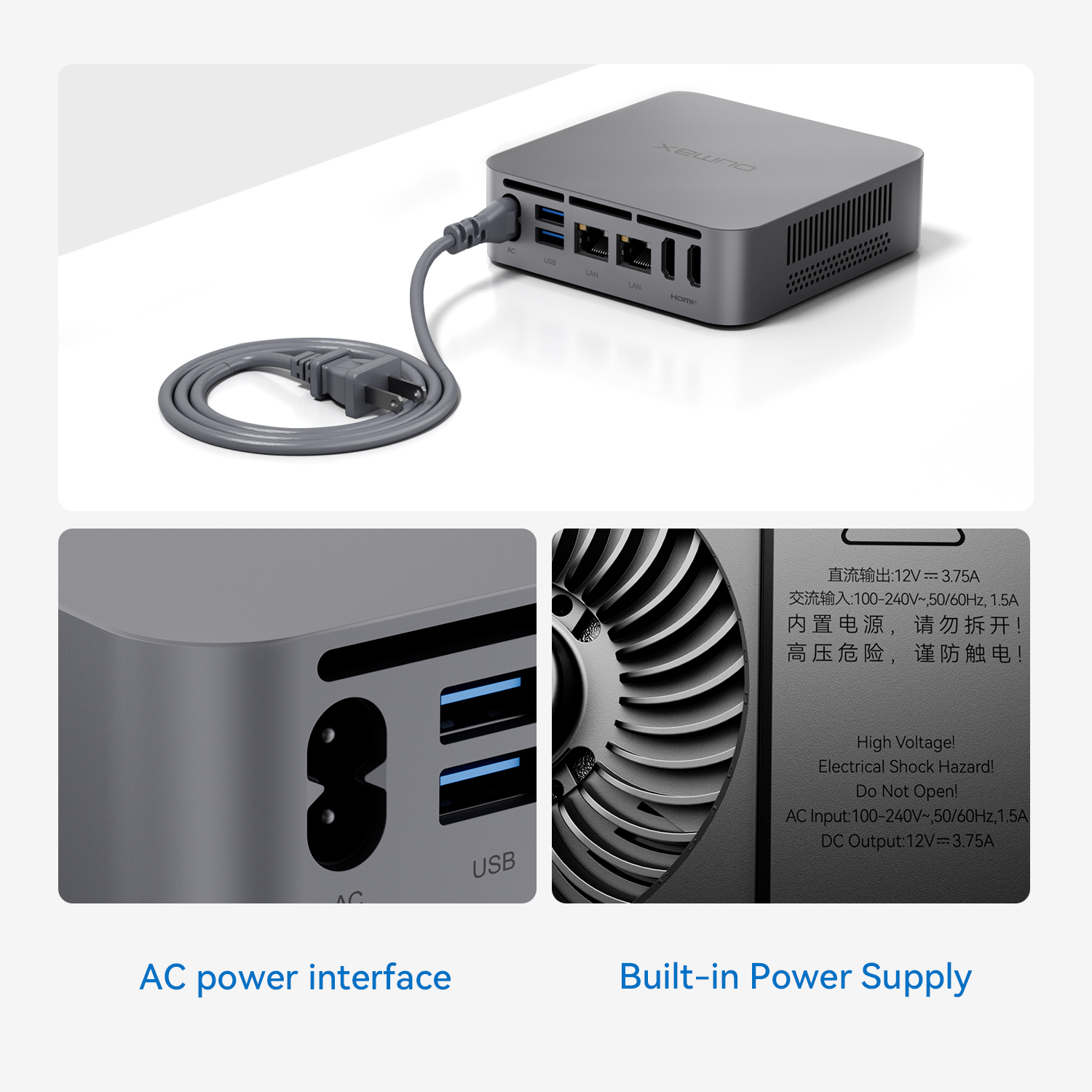 MAX N100 Mini PC Desktop PC 12th Gen Intel Alder Lake-N100 