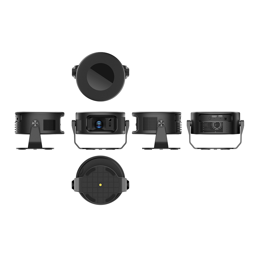 HY300Max Portable Home Theater Projector 4K Resolution Smart Android 14 Operating System Manual 3D Movie Viewing Video Laser