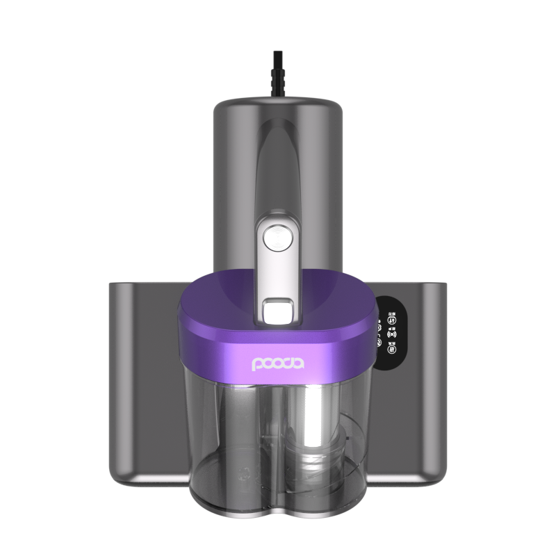 P861 Powerful Mattress Bed Vacuum Cleaner, 2-Speed (14kPa/18kPa) Mattress Vacuum with Pink Light Dust Detection, 253.7nm UV-C Light, LED Display, HEPA Filter, 149℉ Heat, Aroma for Bed Couch Carpet