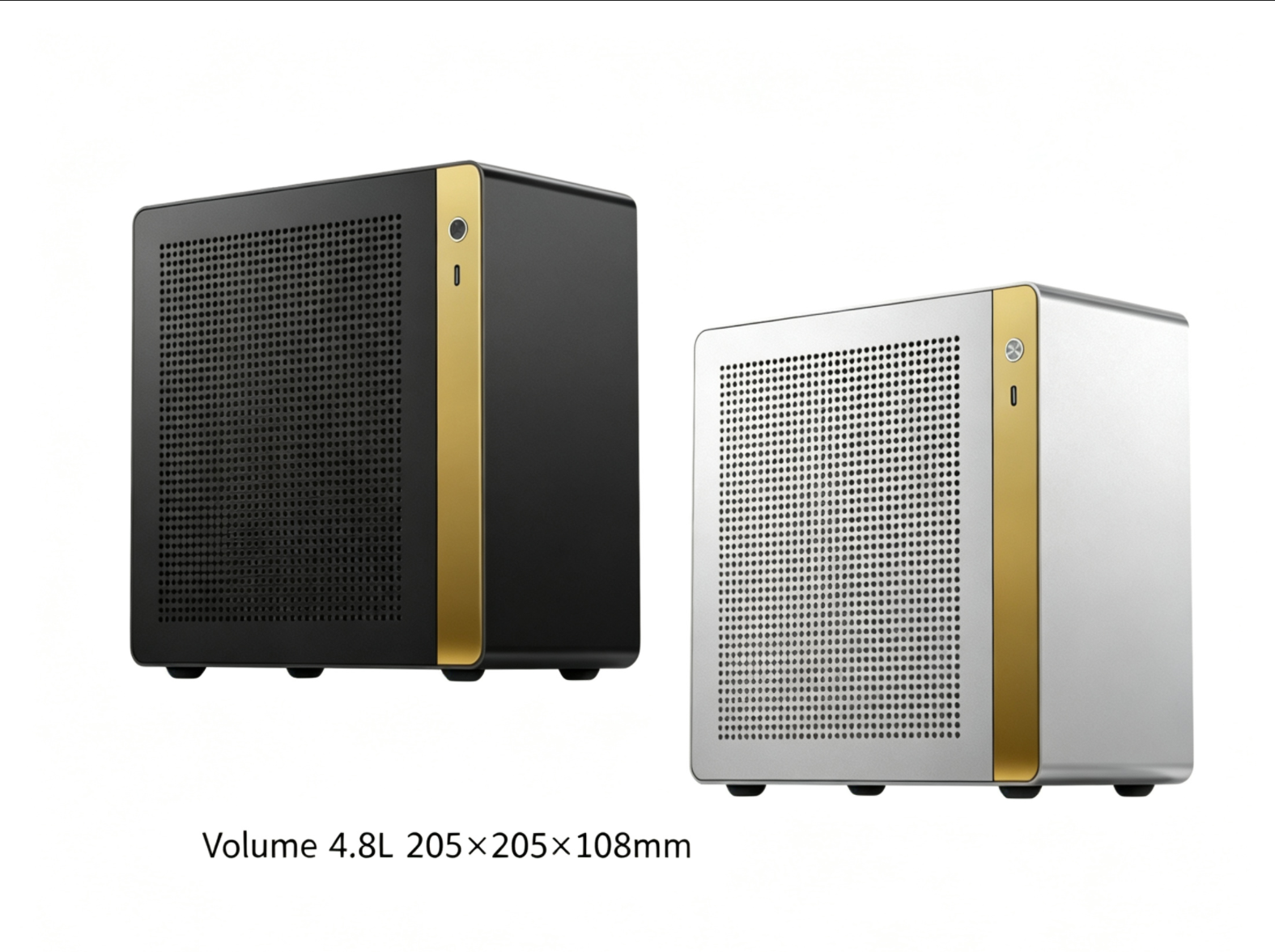 StarMang GT5  AI Edge Workstation, Compact 4.8L/5.6L Mini PC, Support Intel 12th-14th Core i3/i5/i7 & AMD Ryzen 7000/9000, NVIDIA GPU Compatible, Local LLM Deployment for AI Inference, CAD Simulation & Content Generation
