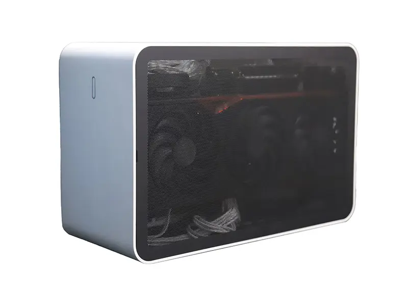 Starlight GT9 Air-Cooled Portable AI Workstation, Up to 3511 TOPS & 96GB VRAM, 8.9L Compact Mobile AI Server, Supports Dual-Width GPU, Domestic GPU Compatible for Large Model Training, Visual Inspection & CAE Simulation