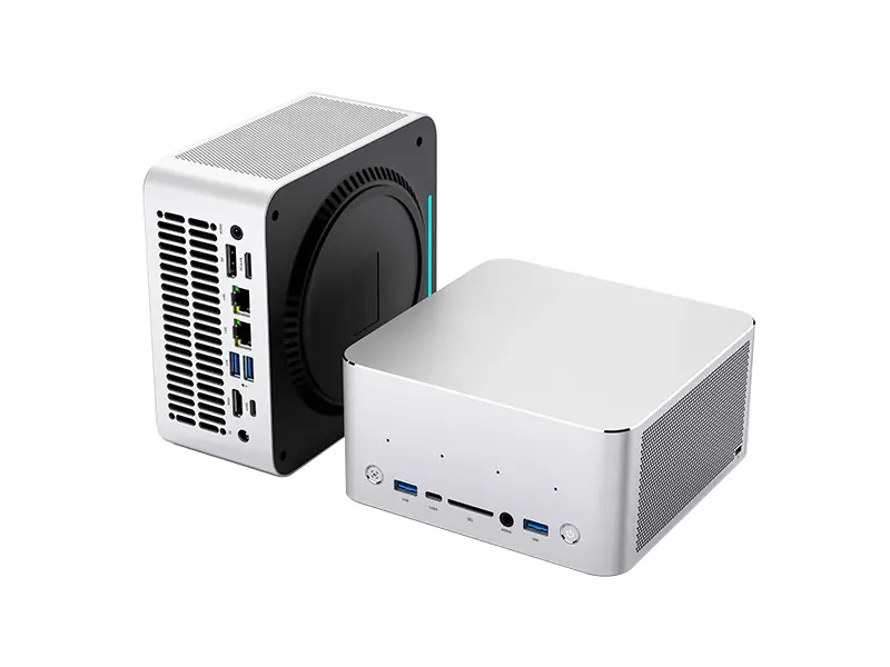 A10A Supercomputing AIPC Mini PC, Quad 4K Simultaneous Display, OCuLink eGPU Port, Dual 2.5G RJ45 LAN, 4-Microphone Array & Dual Speakers, CPU+GPU+NPU Heterogeneous Architecture for Local AI Inference