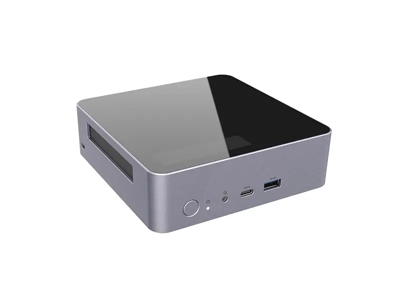 Aurora AI1000 Compact Edge AI Box, 0.7L Ultra Small Form Factor, 50 TOPS INT8 Heterogeneous Computing (CPU+GPU+NPU), Local Small Model Deployment, Supports Whisper, SadTalker for Digital Human & Industrial Automation